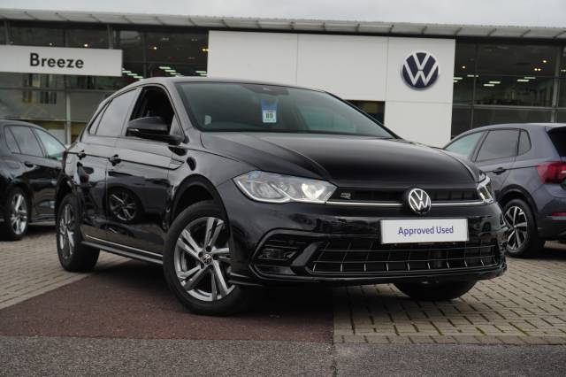 Volkswagen Polo 1.0 TSI R-Line Hatchback Petrol Deep Black