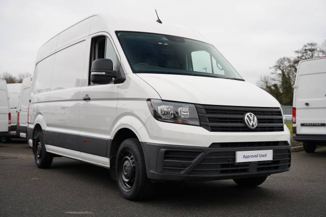 Volkswagen Crafter 2.0 CR35 TDI 140PS High Roof Van Commerce Plus MWB Panel Van Diesel Candy white