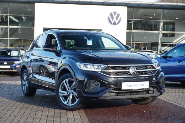 Volkswagen T-Roc 1.5 TSI DSG R-Line Hatchback Petrol Deep Black