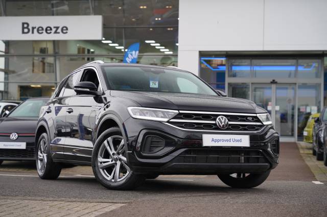 Volkswagen T-Roc 1.5 TSI DSG R-Line Hatchback Petrol Deep Black