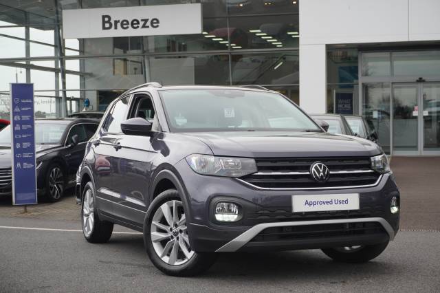 Volkswagen T-cross 1.0 TSI 110 DSG SE Hatchback Petrol Smokey Grey